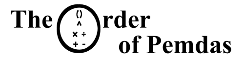 The Order of Pemdas